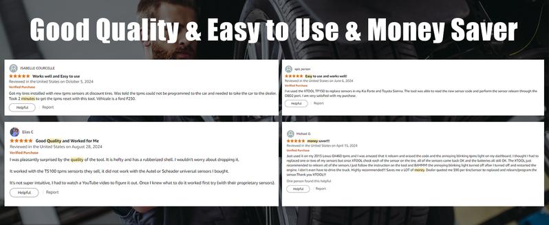 XTOOL TP150 TPMS Relearn Tool, Programming for XTOOL TS100, Relearn/Reset/Activate Car Tire Sensor, Universal TPMS Relearn/Reset/Activate 2026Tire Pressure Monitoring System Data Automotive Diagnostic Activation Vehicle
