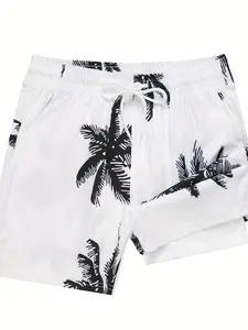 Men's Quick-dry Breathable Beach Shorts, Men's Double-layer Swim Trunks with Compression Lining, Men's Summer Surfing Swim Shorts, Summer Casual Shorts