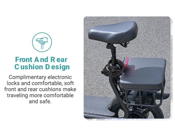 [AOVOPRO-VOLTVOGUE] ESBS Electric Scooter, Peak Power 750W, TopSpeed 22 mph, 10.5-22.5Ah, Driving Range 20-60 Miles,Rear Disc Brake + Electronic Brake, 14-inch Inflatable Tires.