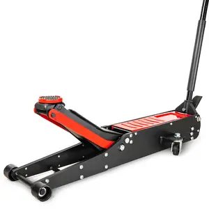 3 Ton Long Chassis Low Profile Floor Jack, 48" 6600 lb Dual Pump Hydraulic Jack for Car SUV Truck, 85–680mm (3.3"–26.8") Lift Range Heavy Duty Tire Jack with Foot Pedal & High Saddle