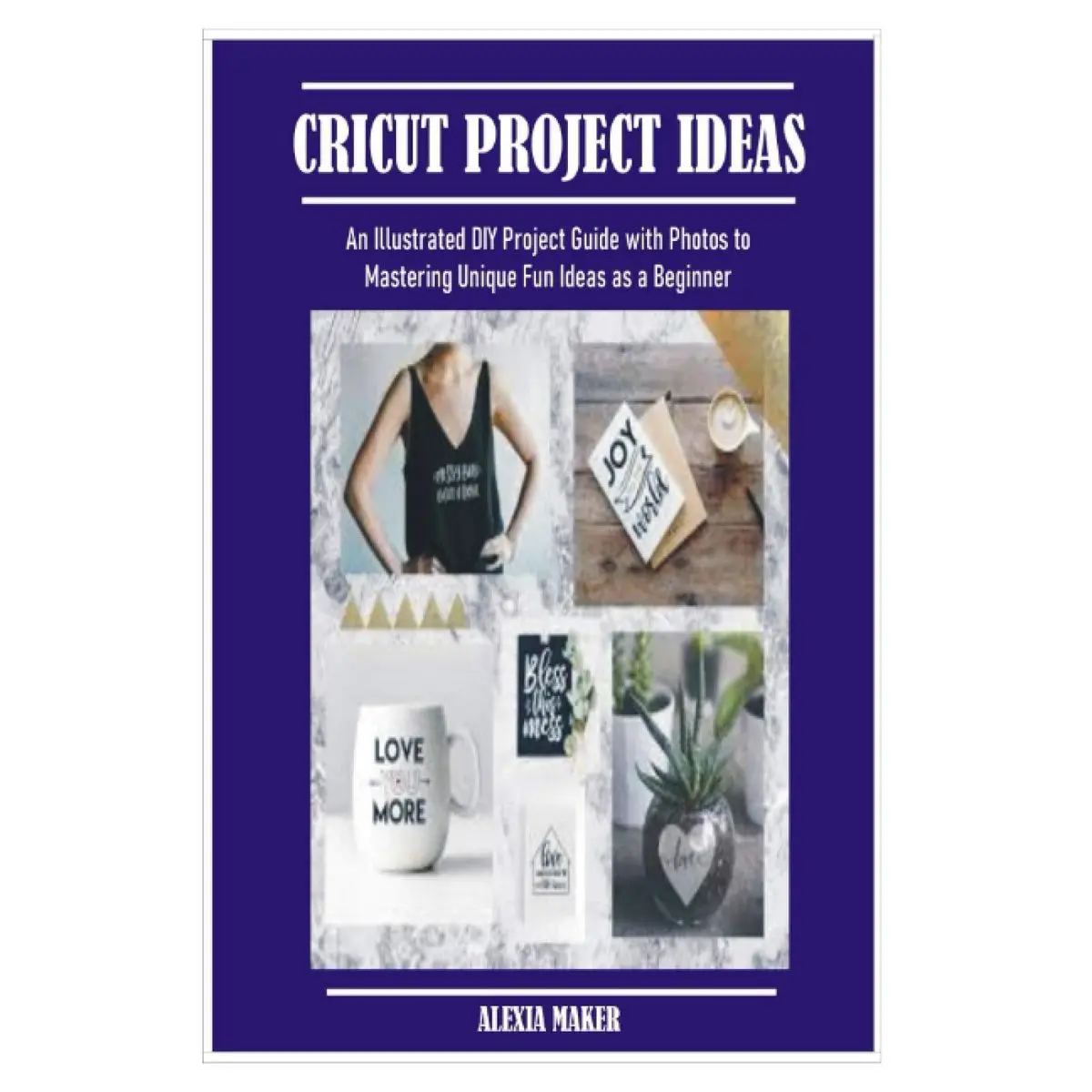 CRICUT PROJECT IDEAS: An Illustrated DIY Project Guide with Photos to Mastering Unique Fun Ideas as a Beginner (DIY Cricut Crafting) Paperback – Large Print, November 1, 2020
