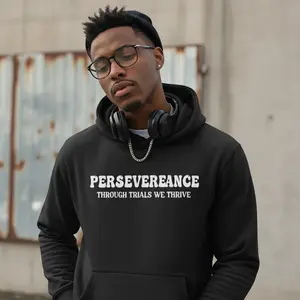 Men's Graphic Hoodie, Cute & Durable Print, Regular Fit, Easy Care, "a new start"-Style 48