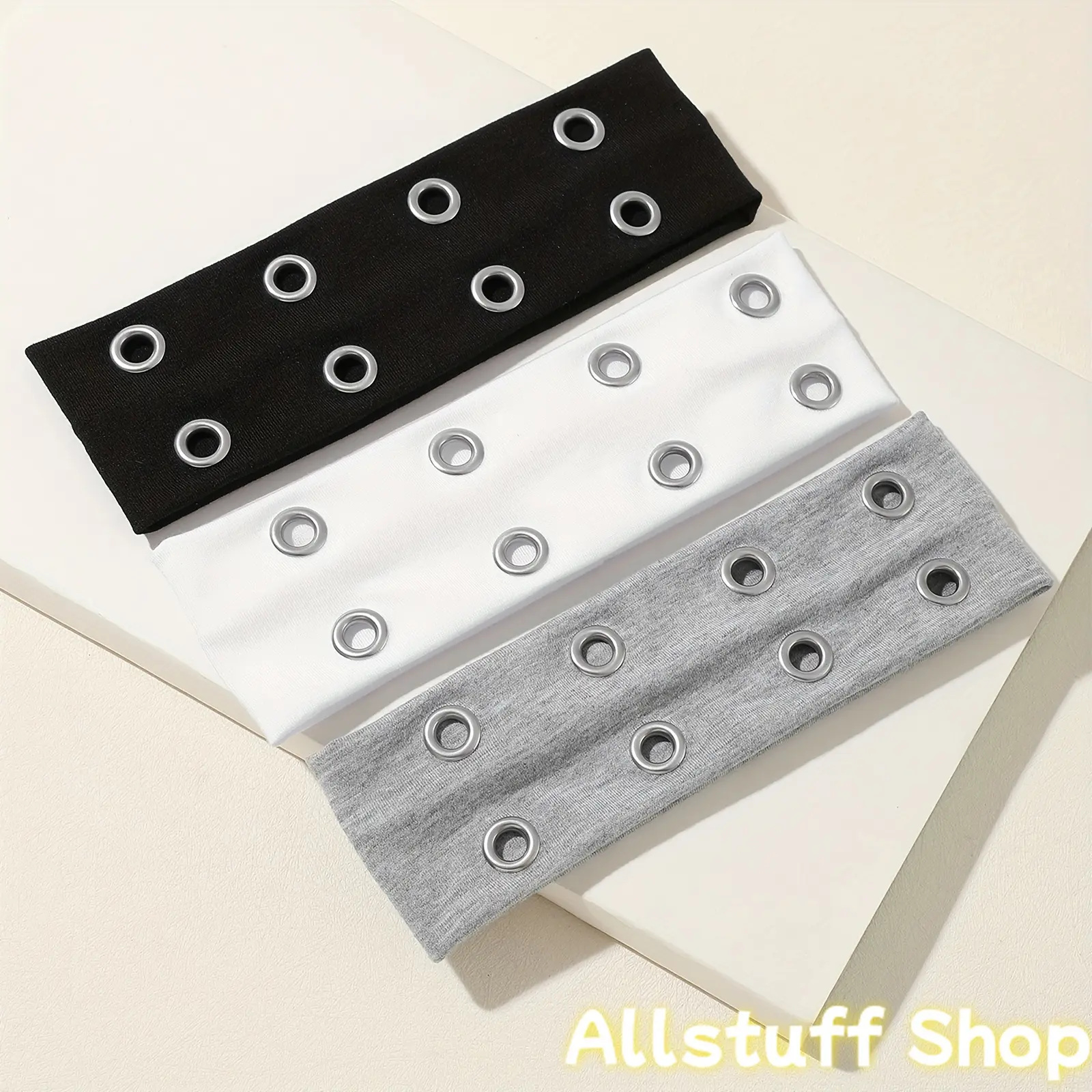 Women's Fabric Sports Headband - 1pc Gym Sweatband with Holes, Casual Sporty Style for Running, Face Washing, Gym Headband, Casual Sports Headbands