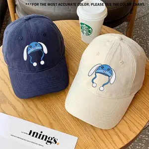[Made-To-Order] Embroidered Hat, Bunny Hat Justice Protect Immigrants, Human Rights Hat