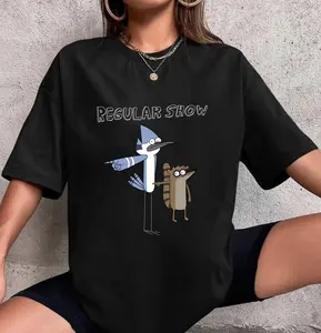 Regular Show Mordecai & Rigby Pointing T-Shirt, Regular Show Shirt Fan Gifts, Regular Show Vintage Shirt, Regular Show Cartoon Network Shirt