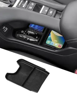 Canvcle Center Console Bottom Organizer for 2023-2025 HR-V HRV Interior Accessories Lower Center Console Storage Insert Tray