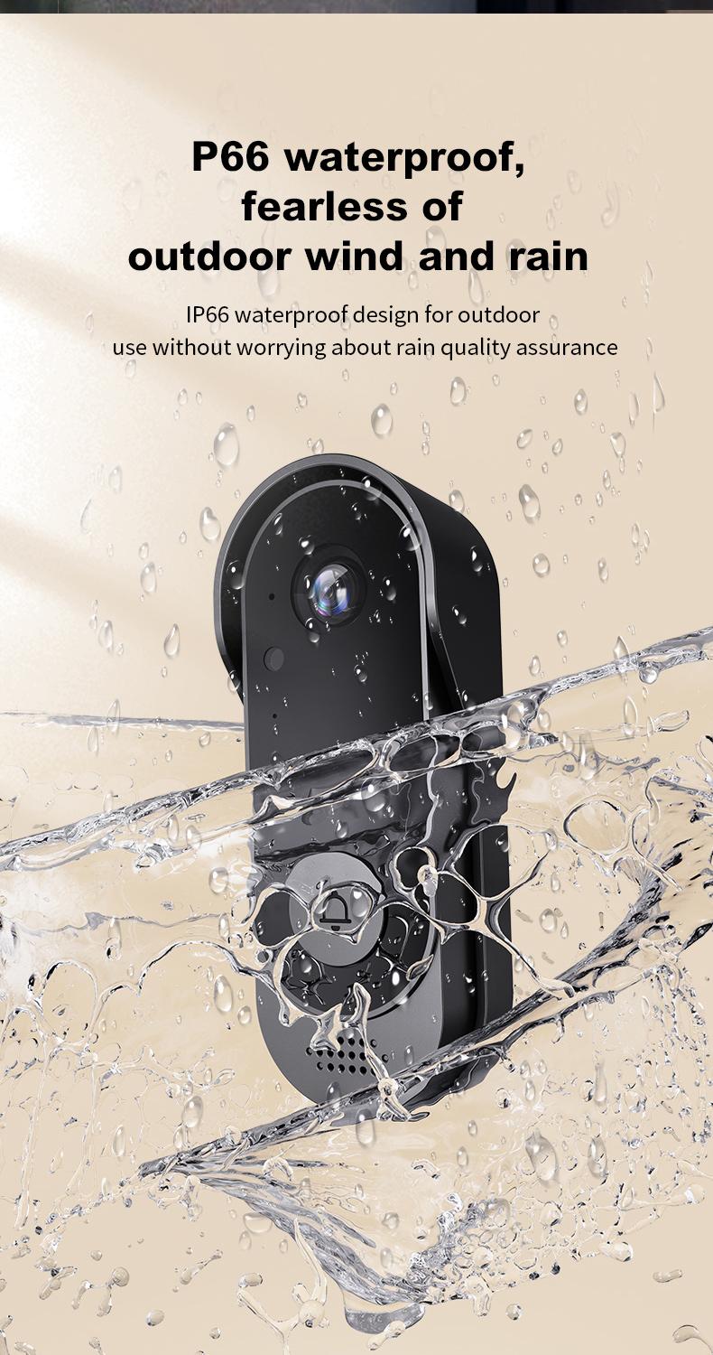 X8 Video Doorbell with Screen, No WiFi Needed, Local Storage, Waterproof & No Subscription Required