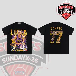 [Youth + Adult] Vintage Luka Doncic 77 'Luka Magic' For Lakers Nation High-Quality 100% Cotton T-Shirt (Made In US), LA Lakers Hooper Shirt, Game Day Outfits, Gift For Basketball Kids Fans, Basketball Graphic Tee