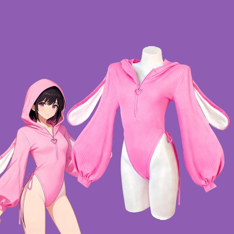 Cute Cosplay Sexy Bunny Outfit Cosplay lingerie for Anime women Costumes,Christmas with Fuzzy Ears & Bodysuit Knitted Rabbit Piece Long Sleeve Jumpsuit Style Soft Cute Cosplay Sexy Bunny Outfit Cosplay lingerie for Anime women Costumes,Christmas with Fuzzy Ears & Bodysuit Knitted Rabbit Piece Long Sleeve Jumpsuit Style Soft