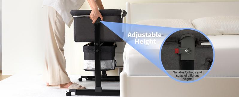 Baby Bassinet, Baby Basinet Bedside Sleeper, Easy to Fold Portable Crib Side Bassinet new Style Girl/boy bassinets