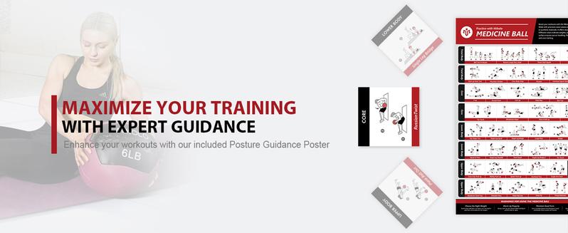 MIKOLO Medicine Ball Set for Core & Strength Training – Multi-Weight (10/15/20/25LB), Soft Wall & Slam Balls, Home Gym Fitness EquipmentMIKOLO Arm Workout Machine