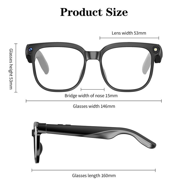 Smart AI Camera Glasses with 8MP Photochromic Lenses ,Button Touch Adjustment for Travel Outdoor Adventures Hands-Free Photography 160+Languages Real-Time Translation Bluetooth Wireless Wearable Video Recording UV Protection ,Valentine's Day gifts Smart AI Camera Glasses with 8MP Photochromic Lenses ,Button Touch Adjustment for Travel Outdoor Adventures Hands-Free Photography 160+Languages Real-Time Translation Bluetooth Wireless Wearable Video Recording UV Protection ,Valentine's Day gifts