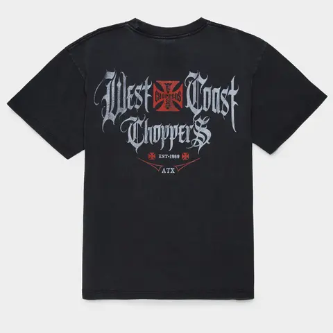 WEST COAST CHOPPERS Script Mens Tee