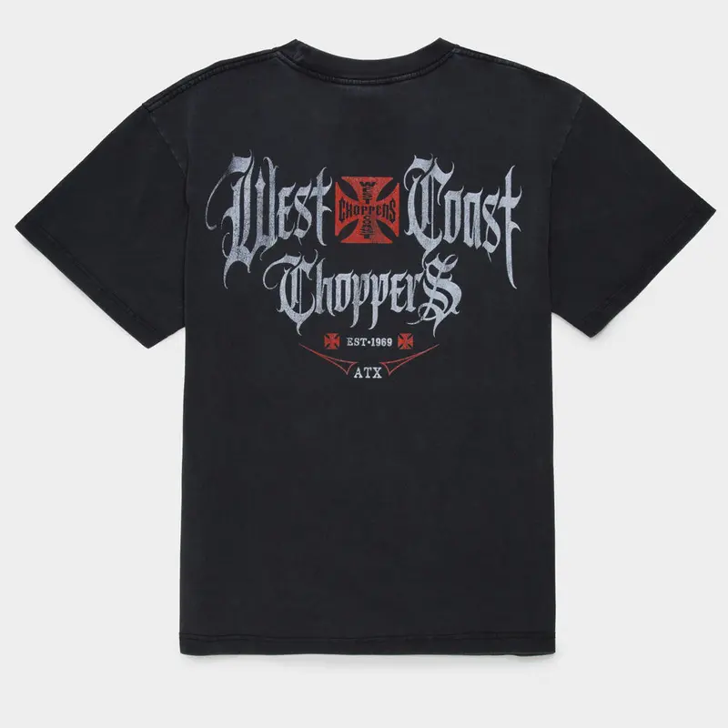 WEST COAST CHOPPERS Script Mens Tee