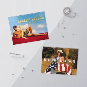 Rob Rausch 2026 Wall Calendar, Rob Rausch Retro Desktop Calendar, Rob Rausch Retro Fan Wall Decoration, Rob Rausch Merch Gift For Her.