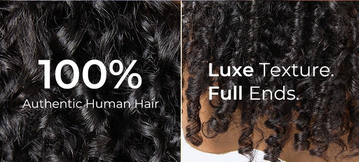 [LIVE ONLY] 4C Easy Blend Burmese Curly Half Wig Glueless Fulani Braids Human Hair Natural Volume Seamless Blend Realistic Hairline Adjustable Fit