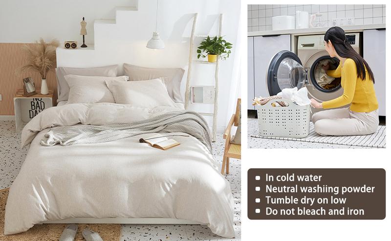 Raybee 3-PCS Soft Comforter Set Queen Size ,Bedding Set for Winter ,Soft Luxury Cationic Dyeing Comforter for All Season,Including 1 Comforter Set & 1 Or2 Pillows Shams [Black Friday]