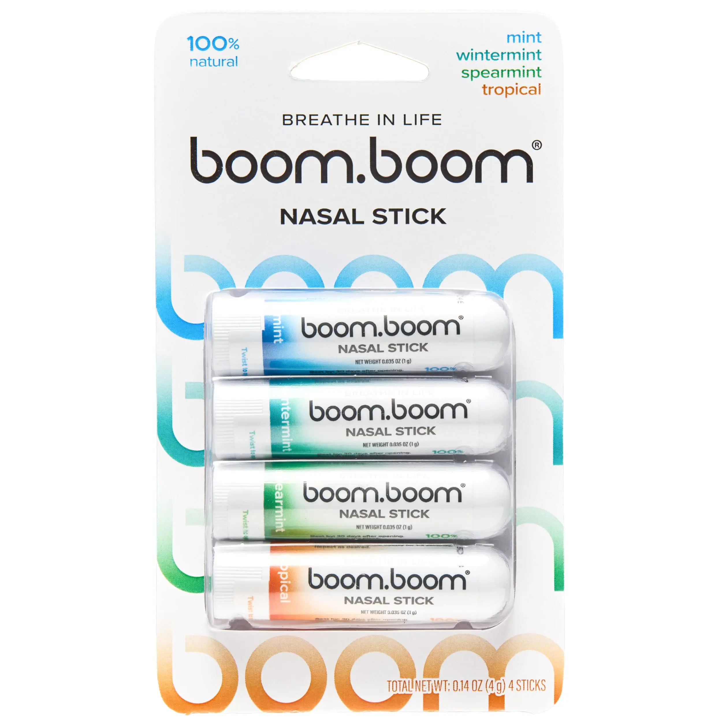 BoomBoom Nasal Stick: Free Your Nose | Featured on Shark Tank | Powerful Essential Oils with Vapor Flow Technology | Breathe In Life Remedies Treatment