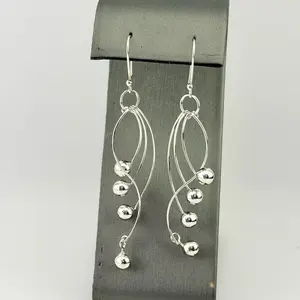 Silver 925 earrings | Aretes Largos Elegantes de Plata 925