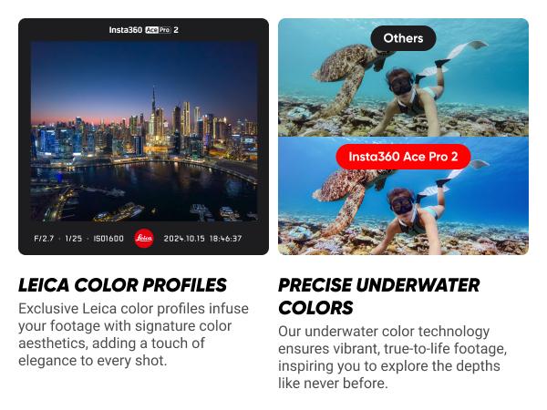 Insta360 Ace Pro 2 Flash Print Bundle - 8K Waterproof Action Camera Co-Engineered with Leica, 1/1.3" Sensor, Dual AI Chip, Leading Low Light, Xplorer Grip Pro Kit for Street Photography