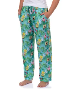 SpongeBob SquarePants Pajamas Women's Tropical Vibe Lounge Sleep Pants SpongeBob SquarePants Pajamas Women's Tropical Vibe Lounge Sleep Pants