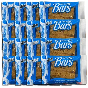 Oatmeal Chocolate Chip Mini Benefit Bars by Readi-Bake   1.25 Ounce | Value Pack of 16