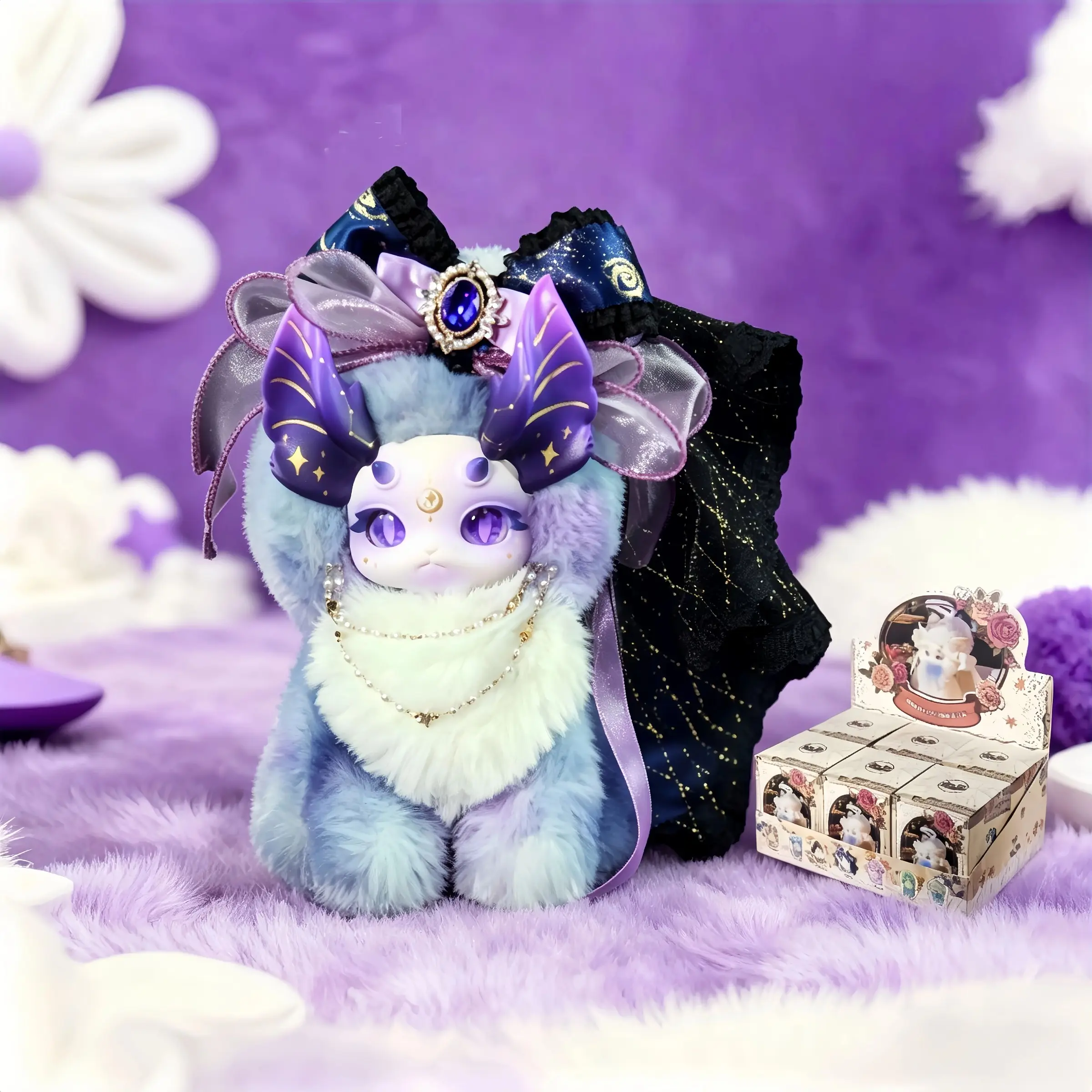 Fantasy Magic Academy Series Plush Doll Blind Box, Fantasy Creatures Series Plush Toys, Cute Collectible, Kawaii 1 of 6 Possible Stuffed Dolls Soft Anime Plushies Christmas Birthday for Girls