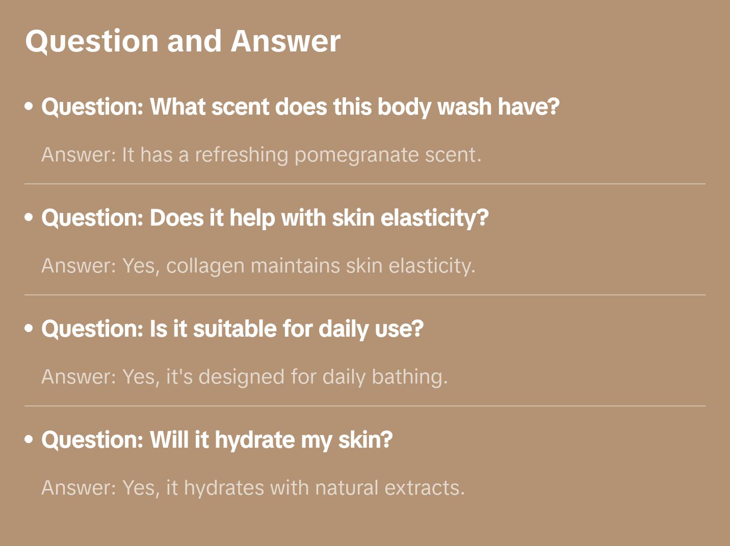 Pomegranate & Collagen Body Wash