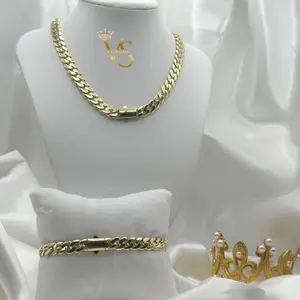 Valdes Luxury #136 – Monaco Chain Set, Gold-Plated 14K