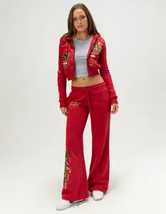 ED HARDY Eagle Womens Rhinestone Sweatpants ED HARDY Eagle Womens Rhinestone Sweatpants