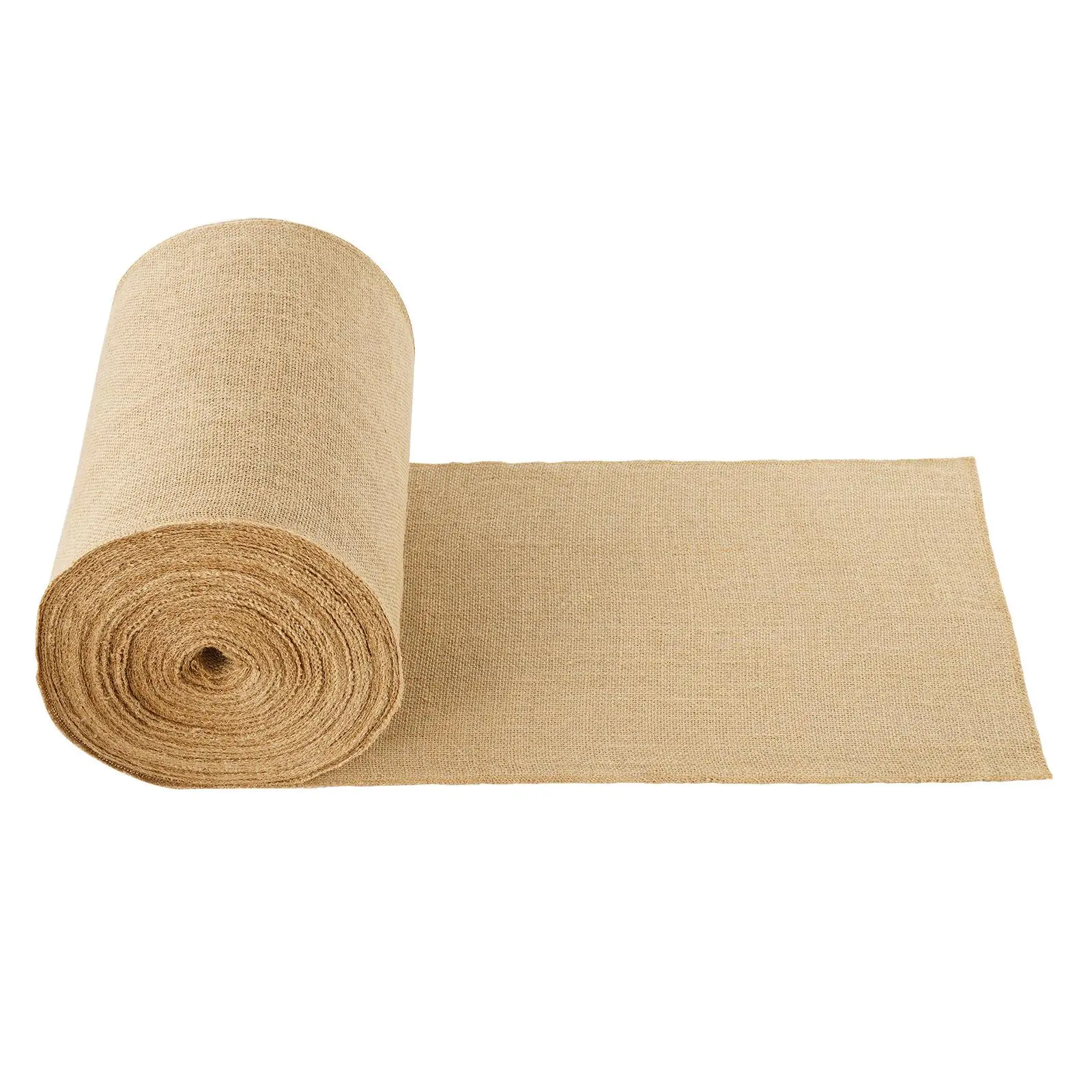 【SummerFinds】VEVOR Burlap Fabric Roll,  , 14” x 150 ft & 50 x 50 High Density Wide Natural Burlap Fabric Rolls, Jute Fabric Burlap Tree Wrap Roll, for Decor, Crafts, Wedding, Gardening, Plant & Tree Winter Covering