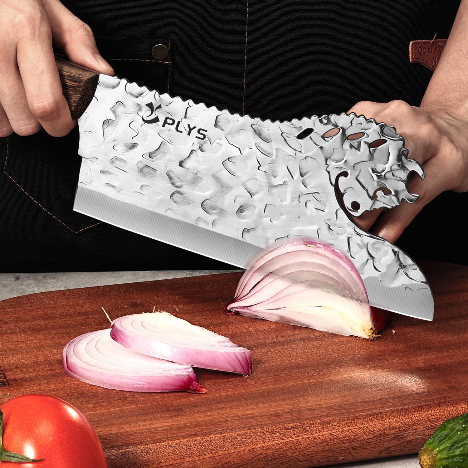 3Pcs High Quality Sharp Chef Knife Set, Professional Kitchen Knife, Alien Sheep Head Knife, Vegetable Knife, Slicer Knife, Ergonomic Solid Wood Handle, Suitable for Kitchens, Restaurants, Holiday Gift, Gift Box for Men and Chef