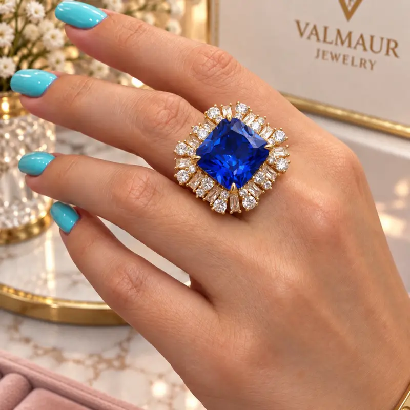 Valmaur Product princess ring cristal big stone