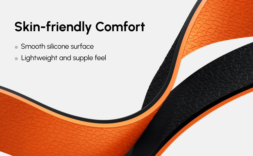 Suitisbest Snap Duo Magnetic Silicone Band for Apple Watch 42mm(S1-S3)/44mm/45mm/46mm/49mm(Ultra 1/2/3) – Quick Snap-On, Two-Tone Design, Durable & Comfortable