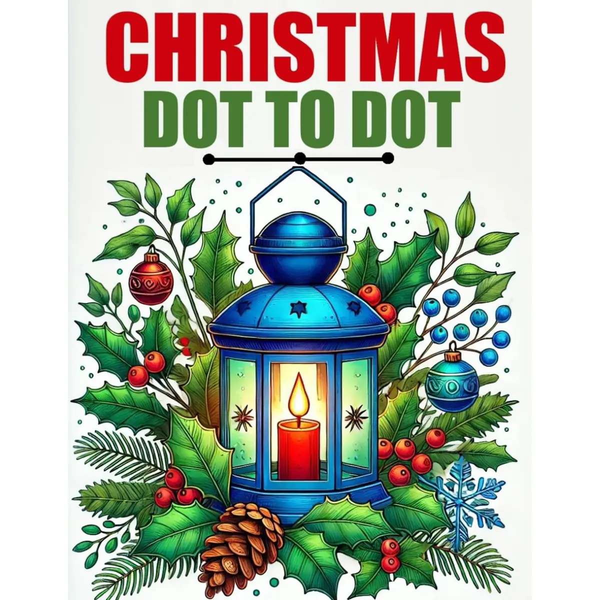 Christmas Dot to Dot Book: Christmas Winter Dot to Dot Book: Large Print Dot to Dots For Adults and Seniors | Christmas Season Scenes Paperback – October 1, 2024