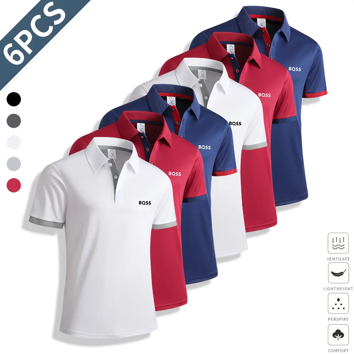 White + Red + Blue + White + Red + Blue