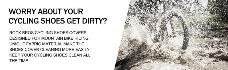 ROCKBROS Thermal Windproof Toe Covers for Cycling Shoes