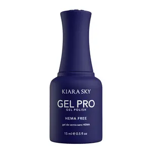 Kiara Sky Gel Pro -Navy-gate Life HEMA-Free + TPO Free Nail Gel Polish | Intense Pigmentation, Long-Lasting Wear | Finish: Cream 15ml