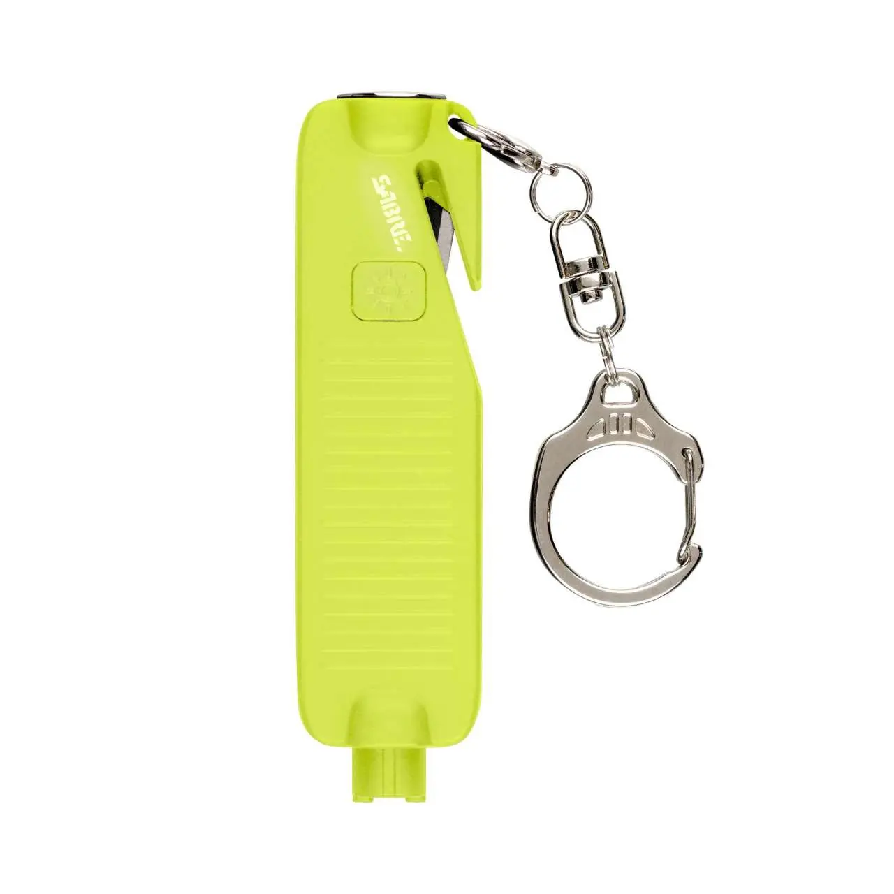 SABRE Safe Escape 3-in-1 Car Escape Tool for Car Safety with Spring-Loaded Window Breaker, No Swing Required, Seat Belt Cutter, LED Flashlight, Compact Auto Safety Tool for Emergencies