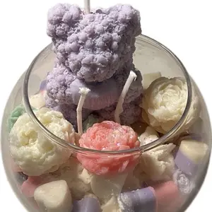 Organic Soya wax candles, hand made and with a unique aromatic smell  Decoration