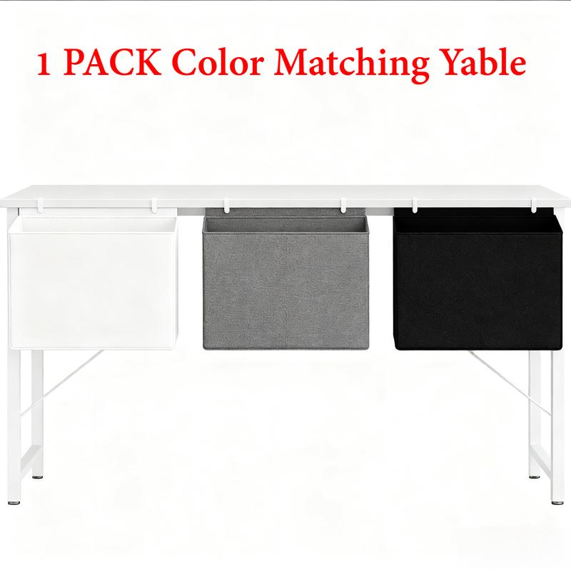 Color Matching Table Storage Box – Free Gift with Table Purchase, Included in the Table Packaging Box, Not for Sale Separately Shipping With Desk Organiser Pack