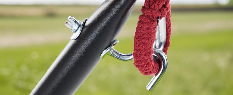 Double Hammock with Space Saving Stand, Heavy Duty Steel Frame, Portable for Outside & Indoor Use, 450lbs Capacity, Easy Assembly, Carrying Bag Included Double Hammock with Space Saving Stand, Heavy Duty Steel Frame, Portable for Outside & Indoor Use, 450lbs Capacity, Easy Assembly, Carrying Bag Included