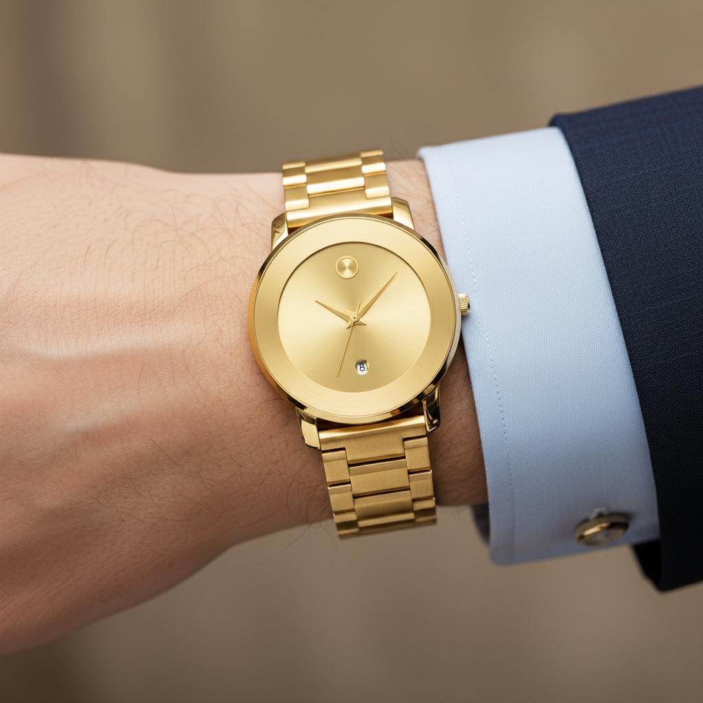 Men's Business Fashion Analog Quartz Watch 41mm Stainless Steel Strap Water Resistant for Party Daily Wear Birthday Christmas Gift with Box Men's Business Fashion Analog Quartz Watch 41mm Stainless Steel Strap Water Resistant for Party Daily Wear Birthday Christmas Gift with Box