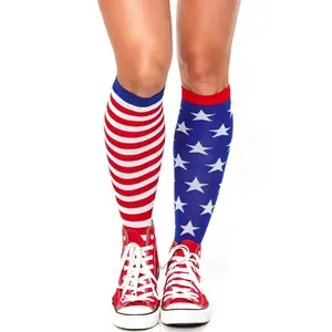 Stars and Stripes Knee High Socks