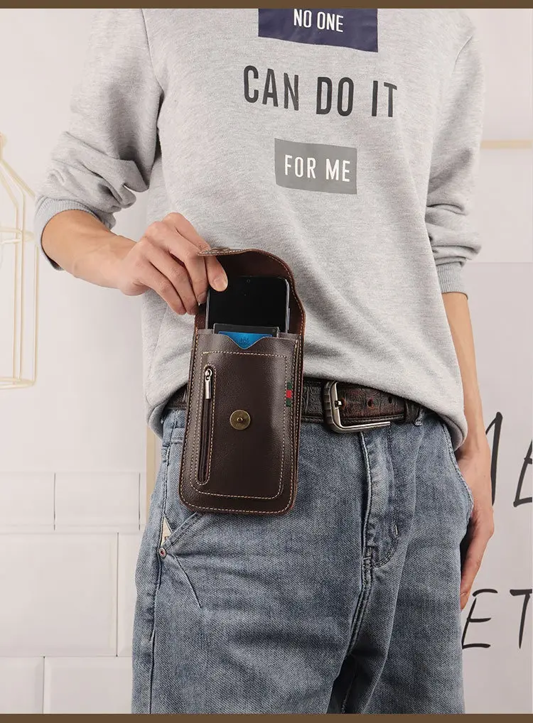 New leather Mobile Phone Waist Bag with Belt PU Leather Multifunctional Solid Dual Pocket for Men's Outdoor Construction Site Use phone case for iphone 14/15/16 pro max plus Sumsung Galaxy S24/S23 A54/A14 Z Fold/Z Flip, Pouch Holder, Waist Bag Holder New leather Mobile Phone Waist Bag with Belt PU Leather Multifunctional Solid Dual Pocket for Men's Outdoor Construction Site Use phone case for iphone 14/15/16 pro max plus Sumsung Galaxy S24/S23 A54/A14 Z Fold/Z Flip, Pouch Holder, Waist Bag Holder