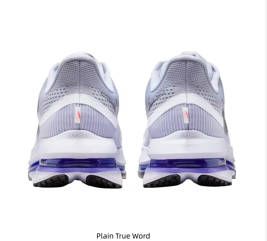 Light Gray Running Shoes for Men - Lightweight Cushioned Sneakers with Visible Air Pods & Breathable Mesh Upper