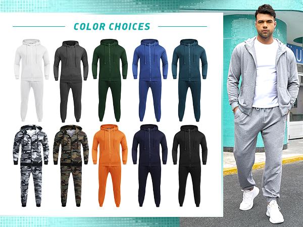 COOFANDY Sweatsuits for Men 2 Piece tracksuit Sets Full Zip Hoodie Sweatpants for Men Casual Sports Jogging Suits S-4XL COOFANDY Sweatsuits for Men 2 Piece tracksuit Sets Full Zip Hoodie Sweatpants for Men Casual Sports Jogging Suits S-4XL