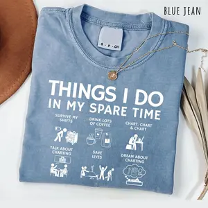 RN T-shirt — Funny Charting shirt, Night Shift Nurse shirt, Funny Gift For Nurse