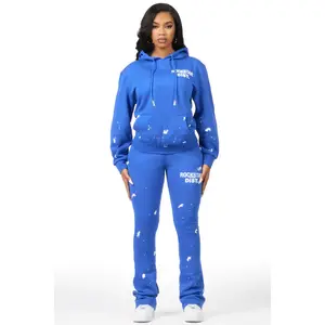 Jhalana Royal Blue Stacked Track Set