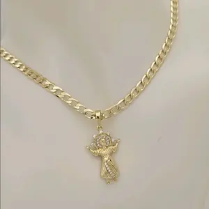 cadena 250 eslabon cuban y dije 179 divino niño